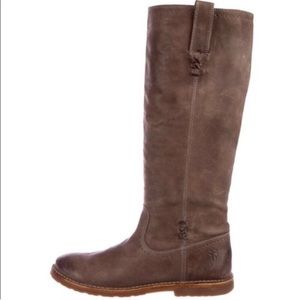 Frye Celia X stitch knee-high boots